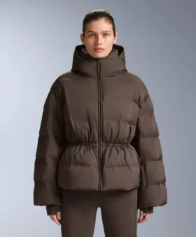 Chaqueta acolchada ligera con relleno 80 % plumón y 20 % Minardi Piume Ski resistente al agua