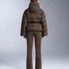Chaqueta acolchada ligera con relleno 80 % plumón y 20 % Minardi Piume Ski resistente al agua