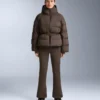 Chaqueta acolchada ligera con relleno 80 % plumón y 20 % Minardi Piume Ski resistente al agua
