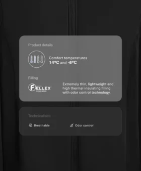 Chaqueta acolchada técnica Fellex® Volcanic