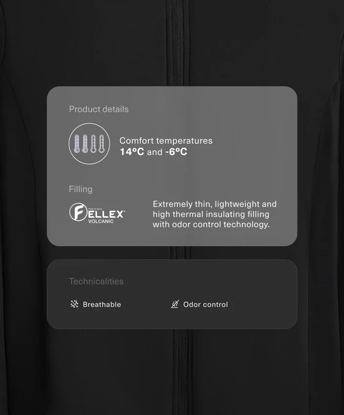 Chaqueta acolchada técnica Fellex® Volcanic Chaqueta acolchada técnica Fellex® Volcanic