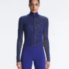 Chaqueta ajustada de punto elástico
