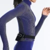 Chaqueta ajustada de punto elástico