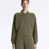 Chaqueta bomber a rayas con modal Soft Touch Chaqueta bomber a rayas con modal Soft Touch