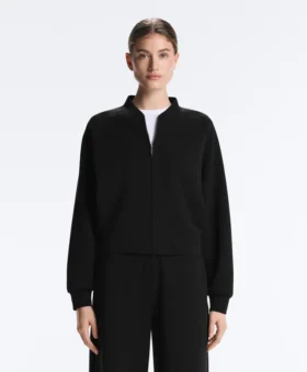 Chaqueta bomber a rayas con modal Soft Touch