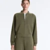 Chaqueta bomber a rayas con modal Soft Touch Chaqueta bomber a rayas con modal Soft Touch
