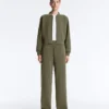 Chaqueta bomber a rayas con modal Soft Touch Chaqueta bomber a rayas con modal Soft Touch