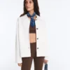 Chaqueta con bolsillos de mezcla de algodón Chaqueta con bolsillos de mezcla de algodón