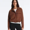 Chaqueta con bolsillos de piqué de algodón Chaqueta con bolsillos de piqué de algodón