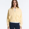 Chaqueta con bolsillos de piqué de algodón Chaqueta con bolsillos de piqué de algodón