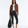 Chaqueta con bolsillos de piqué de algodón Chaqueta con bolsillos de piqué de algodón