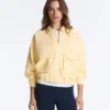 Chaqueta con bolsillos de piqué de algodón Chaqueta con bolsillos de piqué de algodón