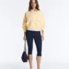 Chaqueta con bolsillos de piqué de algodón Chaqueta con bolsillos de piqué de algodón