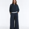 Chaqueta con bolsillos de piqué de algodón Chaqueta con bolsillos de piqué de algodón