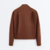 Chaqueta con bolsillos de piqué de algodón Chaqueta con bolsillos de piqué de algodón
