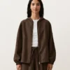 Chaqueta con capucha 100 % lino Chaqueta con capucha 100 % lino