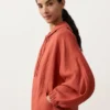 Chaqueta con capucha 100 % lino Chaqueta con capucha 100 % lino
