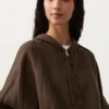 Chaqueta con capucha 100 % lino Chaqueta con capucha 100 % lino