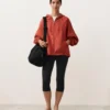 Chaqueta con capucha 100 % lino Chaqueta con capucha 100 % lino