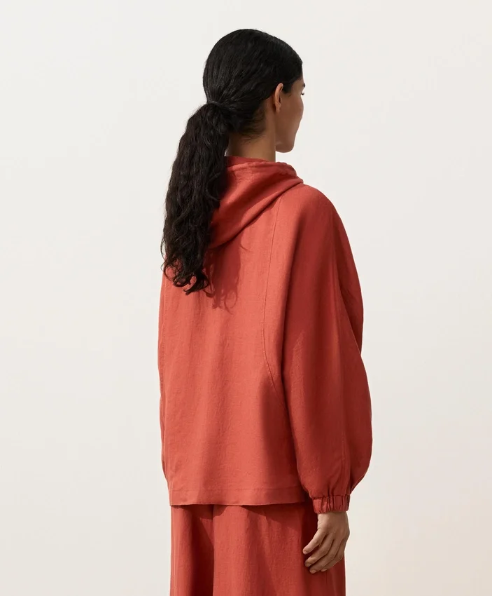 Chaqueta con capucha 100 % lino Chaqueta con capucha 100 % lino