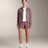 Chaqueta con capucha de punto acanalado Chaqueta con capucha de punto acanalado