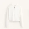 Chaqueta con capucha de punto lavado Chaqueta con capucha de punto lavado
