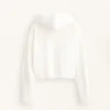 Chaqueta con capucha de punto lavado Chaqueta con capucha de punto lavado