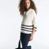 Chaqueta con capucha de punto ondulado Chaqueta con capucha de punto ondulado