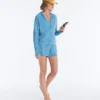 Chaqueta con capucha de punto trenzado lavado Chaqueta con capucha de punto trenzado lavado
