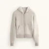 Chaqueta con capucha y mangas anchas de algodón Chaqueta con capucha y mangas anchas de algodón