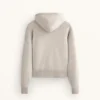 Chaqueta con capucha y mangas anchas de algodón Chaqueta con capucha y mangas anchas de algodón