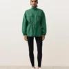 Chaqueta con cintura fruncida de mezcla de lyocell y 24 % de lino