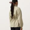 Chaqueta con cintura fruncida de mezcla de lyocell y 24 % de lino Chaqueta con cintura fruncida de mezcla de lyocell y 24 % de lino