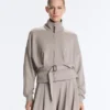 Chaqueta con cinturón tipo corsé Soft Touch y modal Chaqueta con cinturón tipo corsé Soft Touch y modal