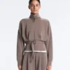Chaqueta con cinturón tipo corsé Soft Touch y modal Chaqueta con cinturón tipo corsé Soft Touch y modal