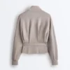 Chaqueta con cinturón tipo corsé Soft Touch y modal Chaqueta con cinturón tipo corsé Soft Touch y modal