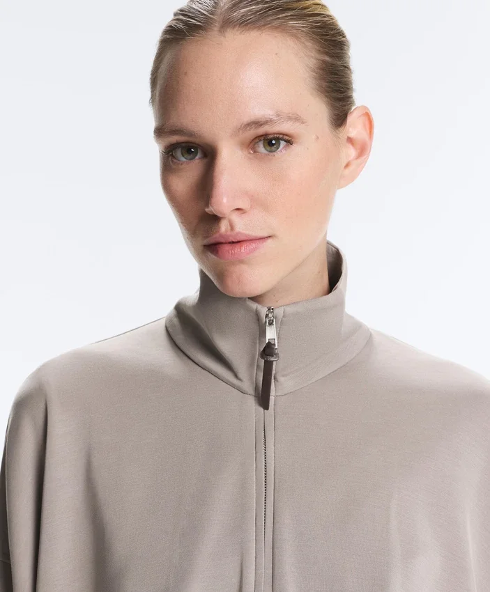 Chaqueta con cinturón tipo corsé Soft Touch y modal Chaqueta con cinturón tipo corsé Soft Touch y modal