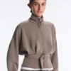 Chaqueta con cinturón tipo corsé Soft Touch y modal Chaqueta con cinturón tipo corsé Soft Touch y modal