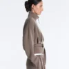Chaqueta con cinturón tipo corsé Soft Touch y modal Chaqueta con cinturón tipo corsé Soft Touch y modal