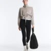 Chaqueta con cinturón tipo corsé Soft Touch y modal Chaqueta con cinturón tipo corsé Soft Touch y modal