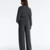 Pantalones de rayas asimétricas con modal Pantalones de rayas asimétricas con modal