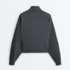 Chaqueta con rayas asimétricas y modal