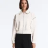 Chaqueta con ribetes efecto neopreno Chaqueta con ribetes efecto neopreno