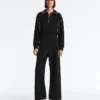 Chaqueta con ribetes efecto neopreno