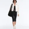 Chaqueta con ribetes efecto neopreno Chaqueta con ribetes efecto neopreno
