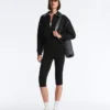 Chaqueta con ribetes efecto neopreno