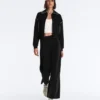 Chaqueta con ribetes efecto neopreno