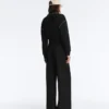 Chaqueta con ribetes efecto neopreno