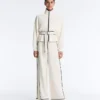 Chaqueta con ribetes y tejido modal Soft Touch Chaqueta con ribetes y tejido modal Soft Touch