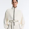 Chaqueta con ribetes y tejido modal Soft Touch Chaqueta con ribetes y tejido modal Soft Touch
